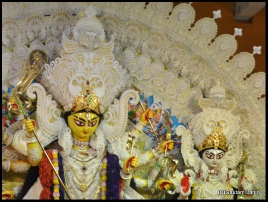 The Ballygunge Place Durga Prathisthan idol by gautam lahiri