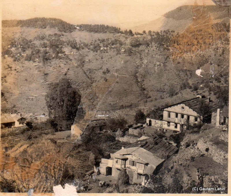 he slanted roof of the guest house at Raneth, Uttarakhand, India with its balcony overhangs presented a pleasant view when seen from the top by Gautam Lahiri