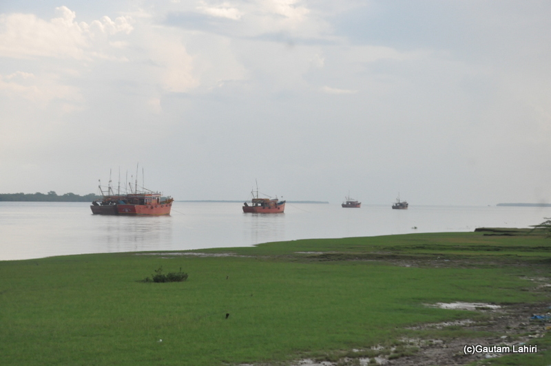 Bhitarkanika fishing harbor taken by Gautam Lahiri