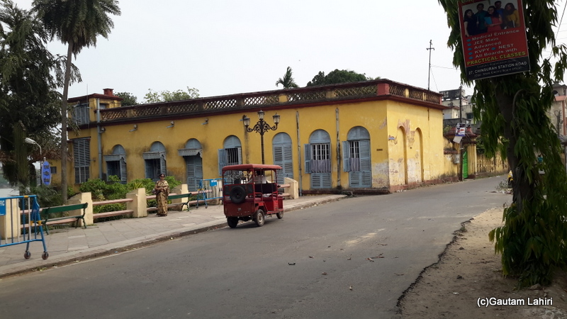 Patal-bari - Unique feat of engineering in those days. The ground floor rests below the river water surface in Chandannagar by Gautam Lahiri