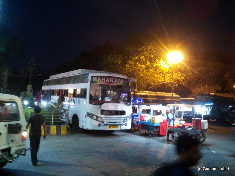At Gaya, The night queen had arrived and waited for the passengers to embark her at Gaya by Gautam Lahiri