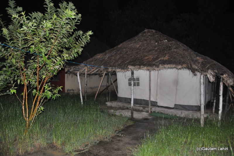 Estuarine village tents in Bhitarkanika taken by Gautam Lahiri