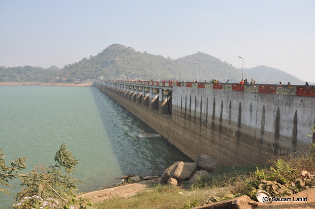The dam stands like a sentinel across the river  at Massanjore, Jharkhand, India by Gautam Lahiri
