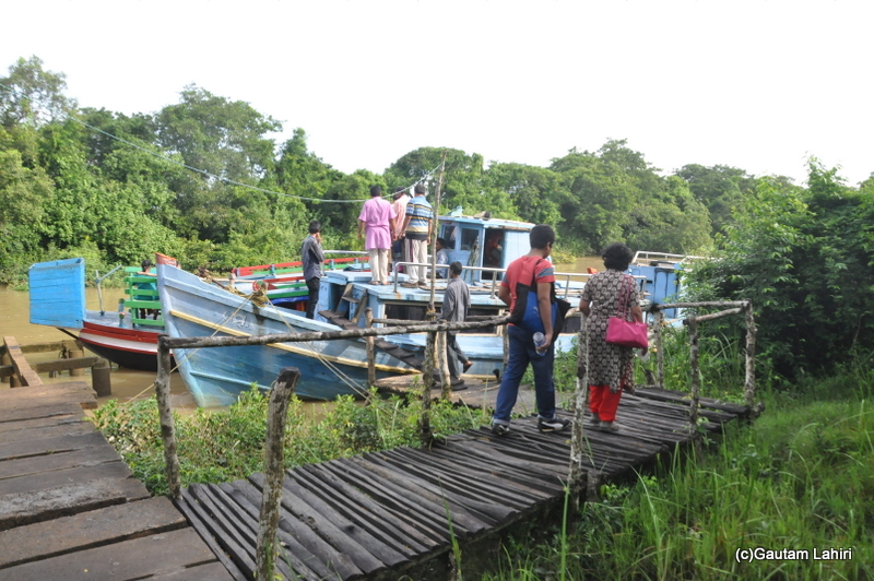 Brahmani river boat ride at Bhitarkanika taken by Gautam Lahiri