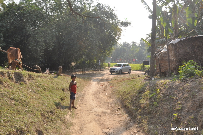 Local village at Chandraketugarh, taken by Gautam Lahiri