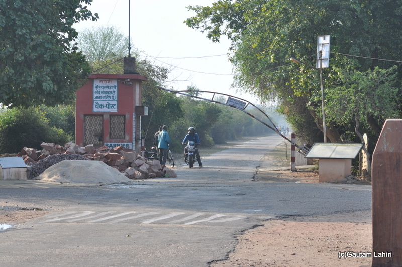 Bharatpur national park road at Keoladeo Sanctuary, Bharatpur Rajasthan taken by Gautam Lahiri