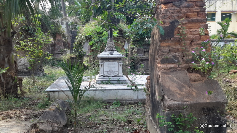 The graves were in very bad shape. Most of them were crumbling away and needed repairs in Chandannagar by Gautam Lahiri