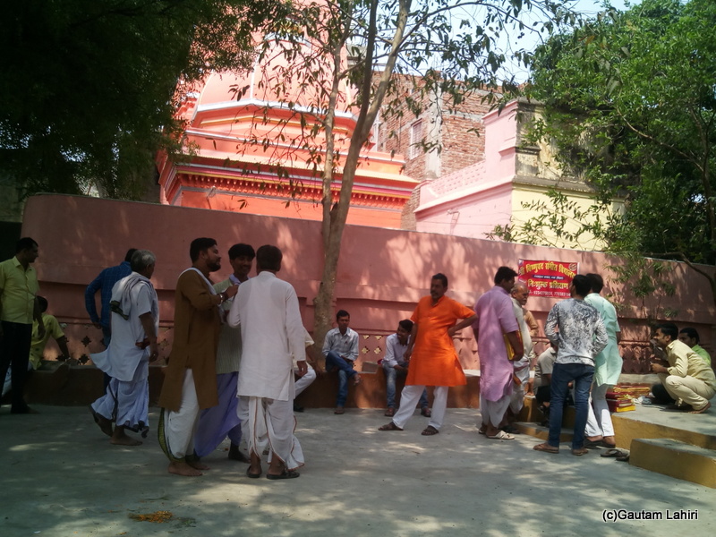 At Gaya, The head panda in the saffron clothes happened to be my ancestral head panda and after another royal battle in regards to fee discussion, my pujas ended on a good note by Gautam Lahiri
