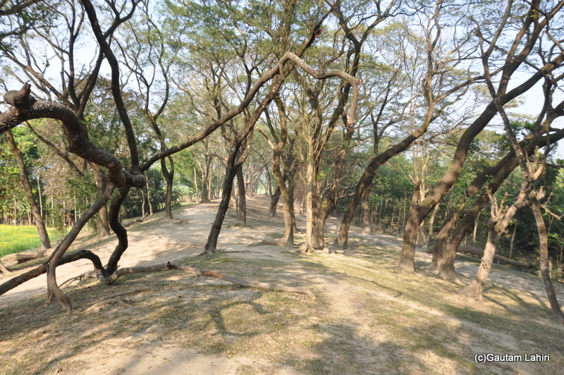 Ancient relics at Chandraketugarh, taken by Gautam Lahiri