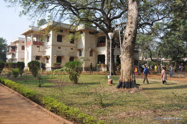 Tagore's residence, presently a museum with objects used by the poet at Santiniketan, West Bengal, India by Gautam Lahiri