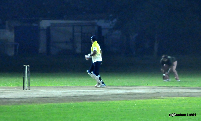 Batsman getting caught out in cricket by Gautam Lahiri
