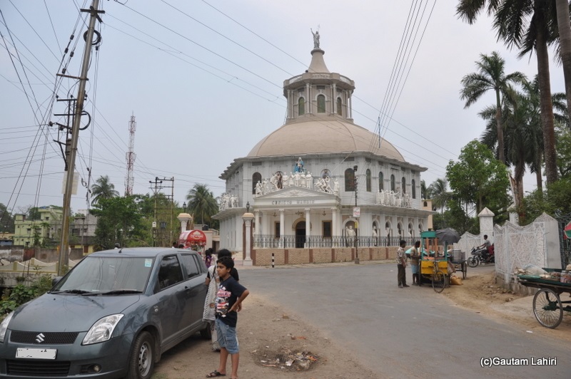 Parked with our car, Swift on the roads of Krishnanagar, West Bengal by Gautam Lahiri