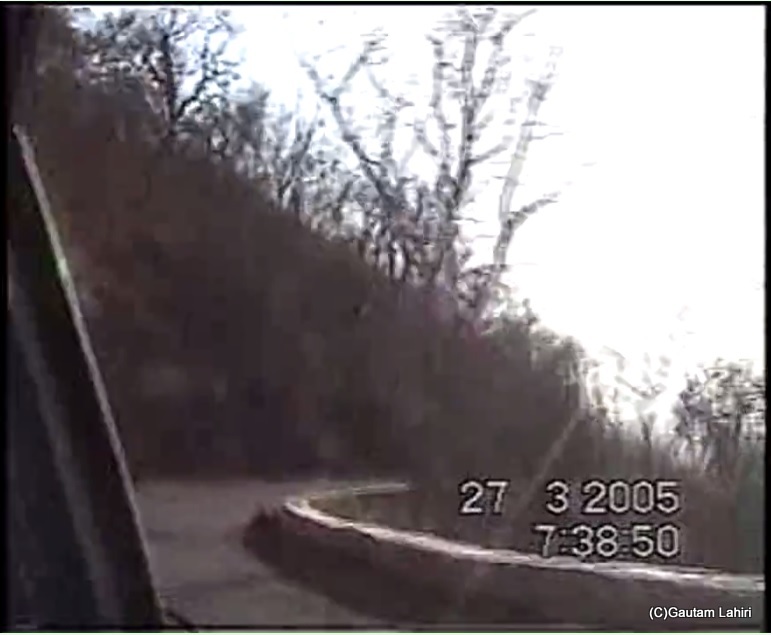 The hilly forested roads of Srisailam Nagerjuna Sagar dam road in India