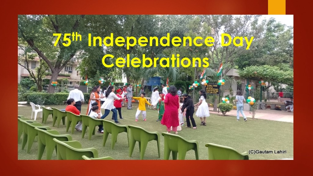 75th Indian independence celebrations at Gurgaon, Haryana, India
