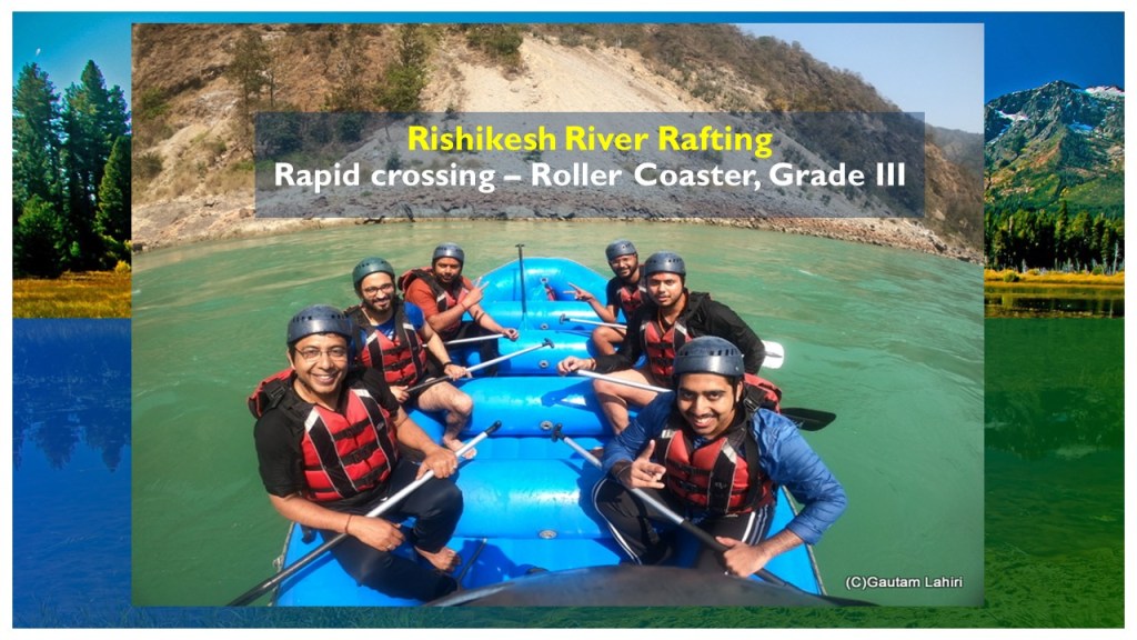 An extremely thrilling adventure of River Rafting at Rishikesh, India. It is dangerous and equally fascinating, Rishikesh, India.