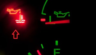 The low il indicator that changed the course of our vacation