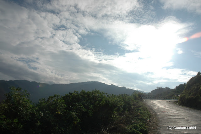 We bid goodbye to the setting sun as the hills started looking menacing with the fast disappearing light  at Darjeeling, West Bengal, India by Gautam Lahiri
