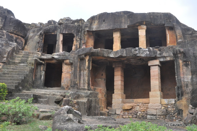 Udayagiri caves still holding itself, built more than 2000 years ago  at Bhubaneshwar, Odissa, India by Gautam Lahiri