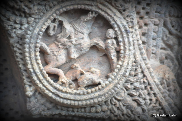 Carved out of rock, these figures depict king Kharavela's conquests  at Bhubaneshwar, Odissa, India by Gautam Lahiri