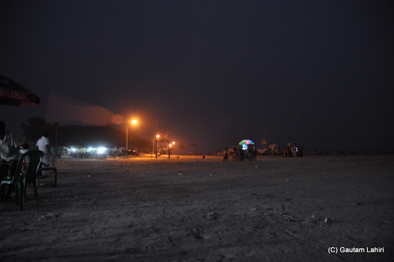 At Henry Island, Bakkhali beach, West Bengal, India near Bay of Bengal by Gautam Lahiri
