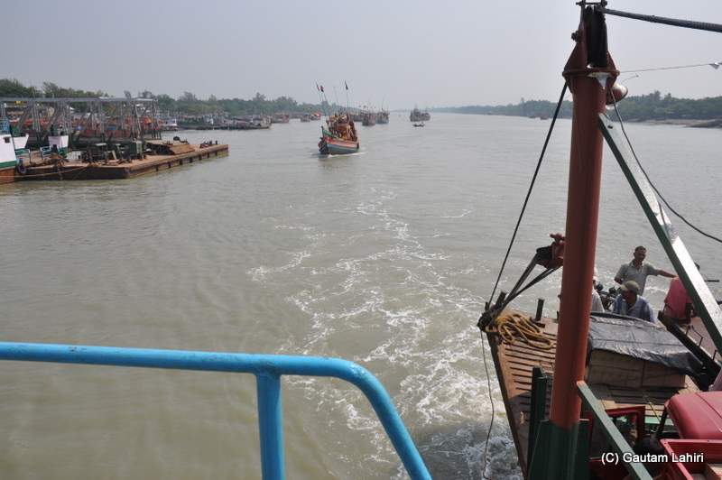 At Hatania-Doania, Bakkhali beach, West Bengal, India near Bay of Bengal by Gautam Lahiri