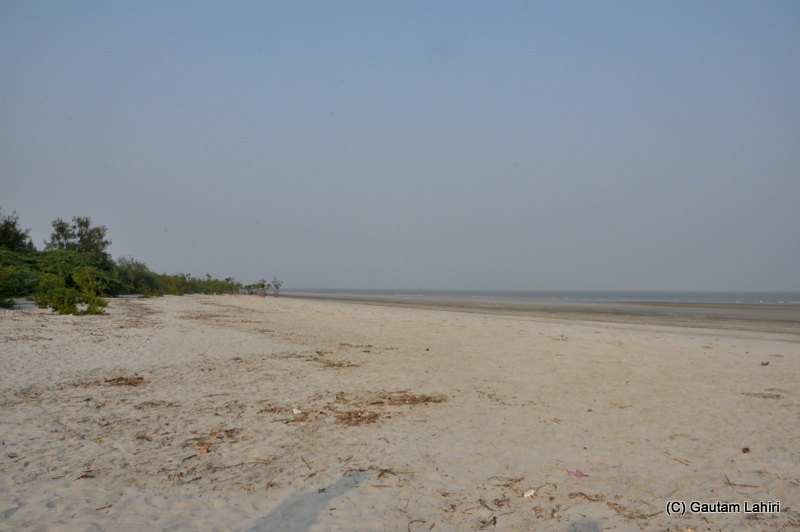 At Henry Island, Bakkhali beach, West Bengal, India near Bay of Bengal by Gautam Lahiri