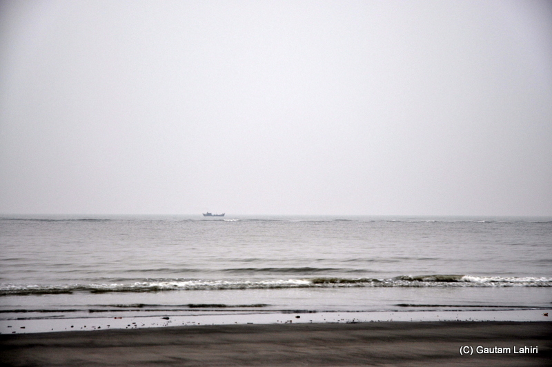 Bay of Bengal at Henry Island, Bakkhali beach, West Bengal, India near Bay of Bengal by Gautam Lahiri