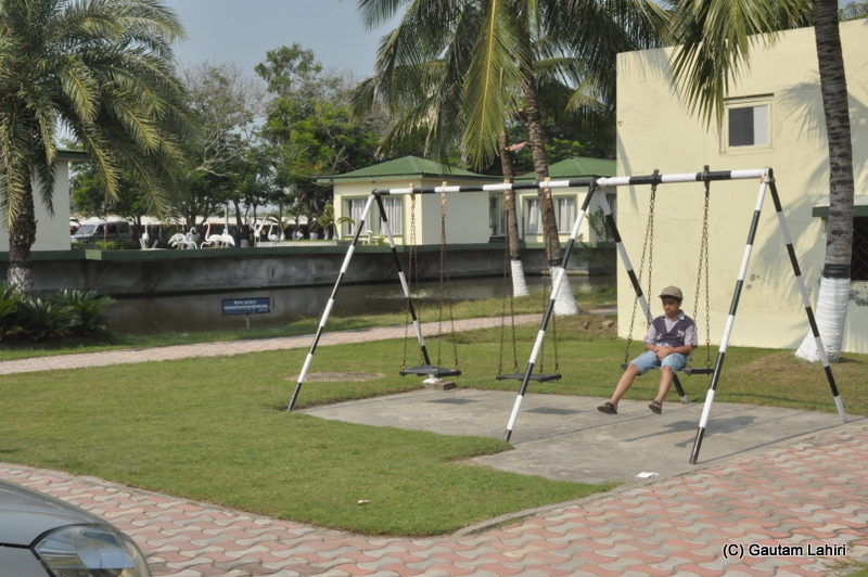 At Henry Island, Bakkhali beach, West Bengal, India near Bay of Bengal by Gautam Lahiri