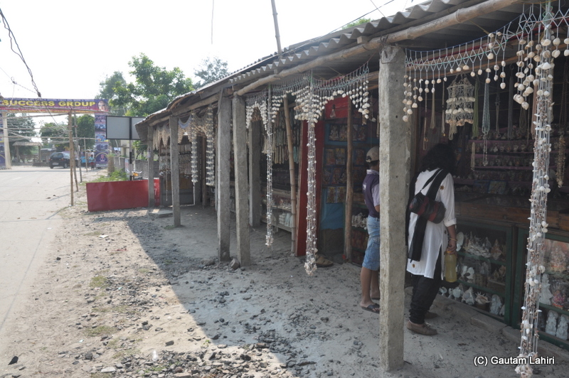 At Henry Island, Bakkhali beach, West Bengal, India near Bay of Bengal by Gautam Lahiri
