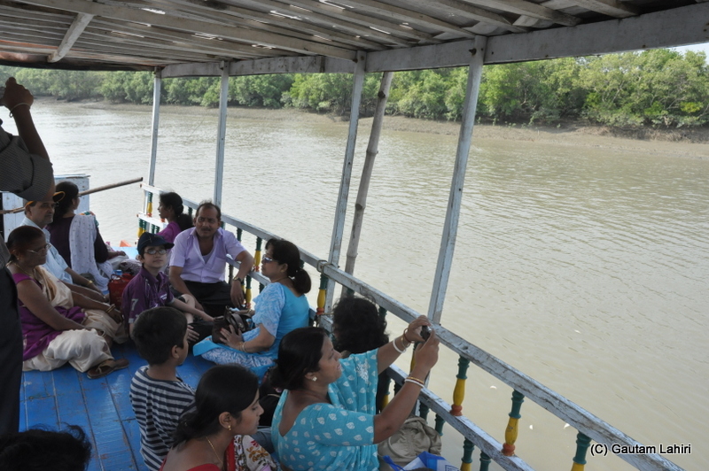 Boat ride on Creeks at Frasergunj, Bakkhali beach, West Bengal, India near Bay of Bengal by Gautam Lahiri