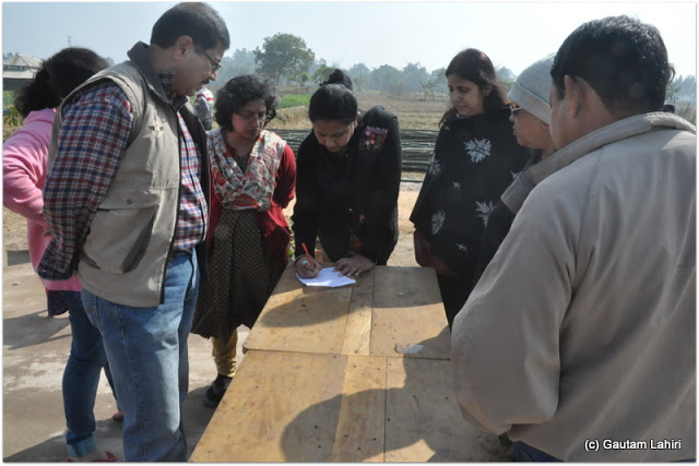 Dinner plans being made with right earnest at Joypur forest, Bankura by Gautam Lahiri