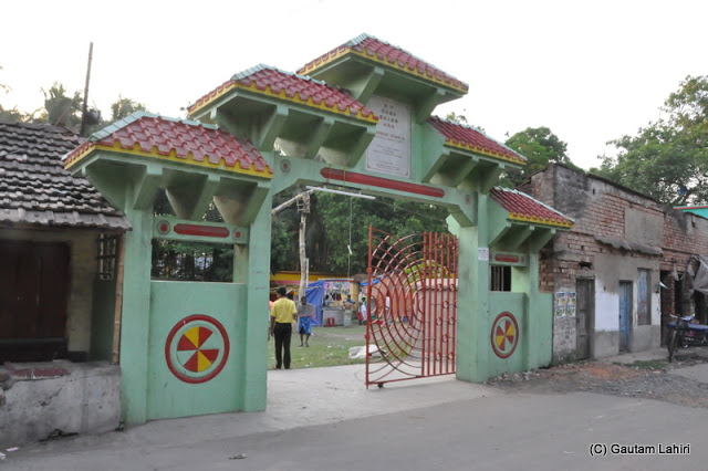 Chinese temple at Achipur, near the river Ganges at Bawali Rajbari, Kolkata, West Bengal, India by Gautam Lahiri

