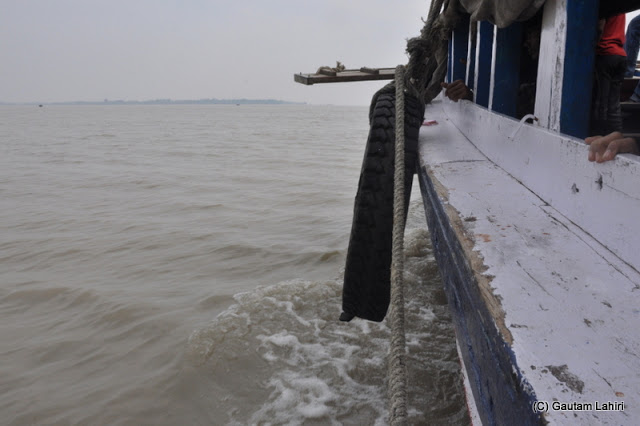 Onboard the steamer, crossing the Rupnarayan river at Gadiara, Hooghly, West Bengal, India by Gautam Lahiri