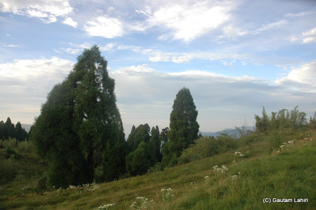 The Tiger hill valley which we trudged to catch the sunrise on Kangchenjunga  at Darjeeling, West Bengal, India by Gautam Lahiri