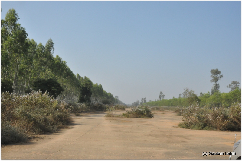 The pilot's view from the cockpit before the take off run. Our excitement was at its zenith as we explored the airfield from every angle we could at British airfield at Joypur jungle, Bankura by Gautam Lahiri