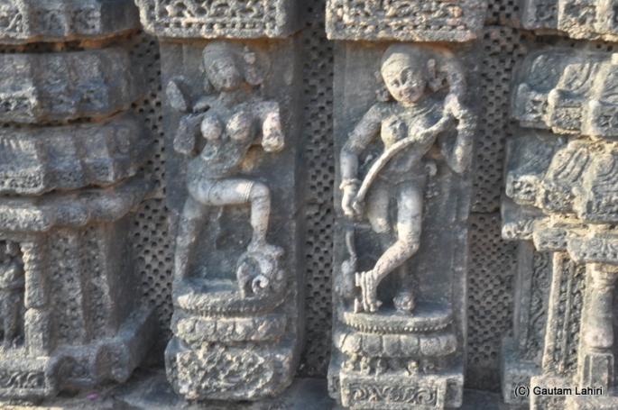 You can see the lady on the right wearing high heeled shoes ages ago, which I thought was contemporary  at Puri, Odisha, India by Gautam Lahiri