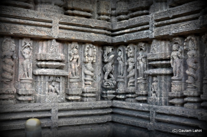 The brilliant rock carvings continue on with great detail on every single square inch of this great structure  at Puri, Odisha, India by Gautam Lahiri