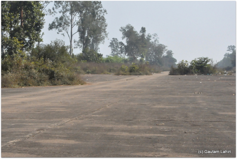 The British airfield was built on an East-West corridor, which meant that this airstrip experiences wind flow in this direction. So, the pilots faced the wind while take offs and landings at Joypur jungle, Bankura by Gautam Lahiri