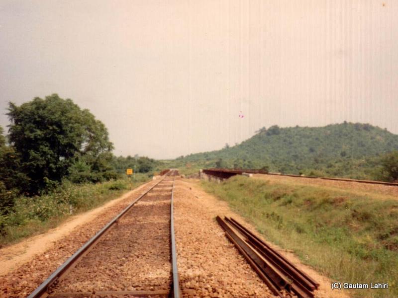 The Shaktipunj express raail road through Betla forest reserve in Jharkhand, India by Gautam Lahiri