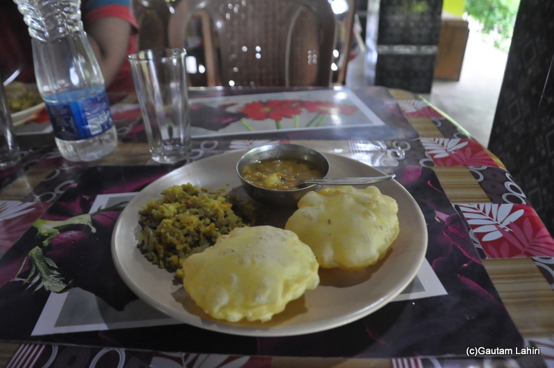 Luchi or puri, made of wheat as breakfast by gautam lahiri