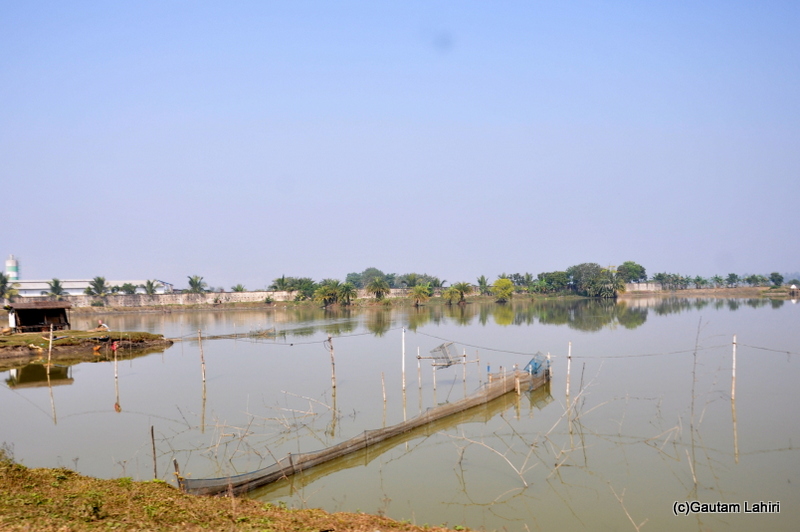 Water lakes on the road from Kolkata to Chandraketugarh taken by Gautam Lahiri