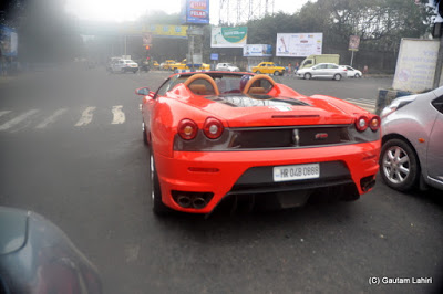 The rumbling sound of her exhaust, the Ferrari 458 Italia broke my dream of vintage cars  at Kolkata, West Bengal, India by Gautam Lahiri