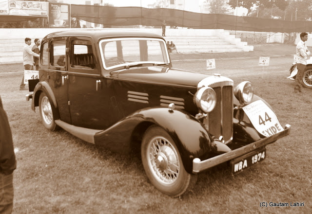 1936 Daimler 15 6 saloon, known for robust design and dependability stood gallantly with her compatriots of 1930s'  at Kolkata, West Bengal, India by Gautam Lahiri