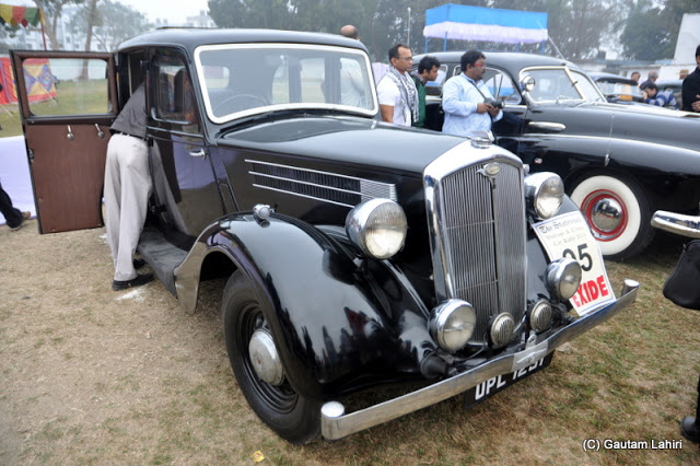 1947 Wolseley 14 stands upright, is blemish less, and this famous marque was bought my the Morris company in 1927  at Kolkata, West Bengal, India by Gautam Lahiri