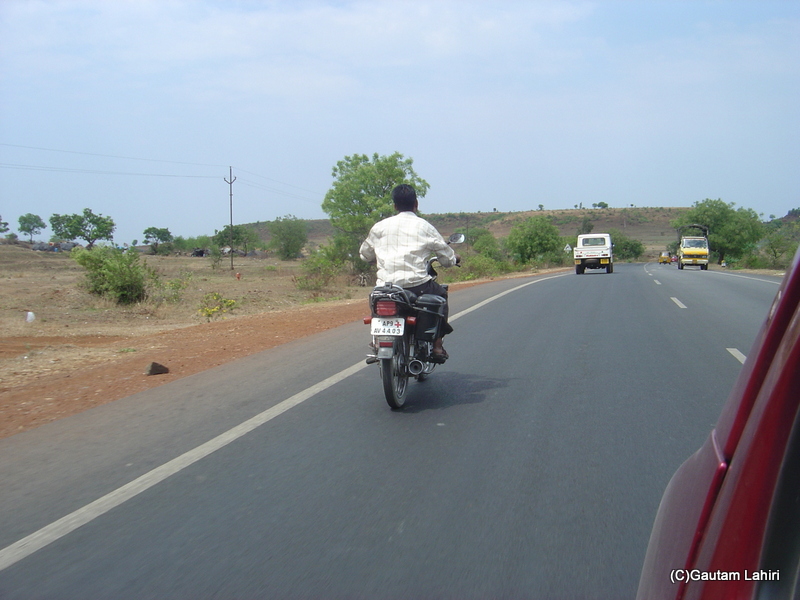 The Bidar highway from Hyderabad by gautam lahiri