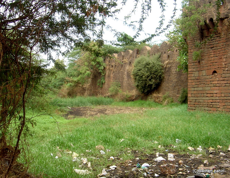 The Bidar fort wall by gautam lahiri