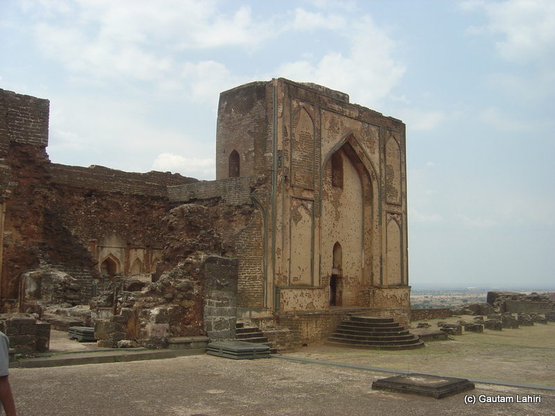 Living quarters of kings and queens. The building had lost its glory with its bared skeletons visible. The thick mortar and stone plaster at places still hold good but the emptiness screamed of loneliness at Bidar fort by Gautam Lahiri