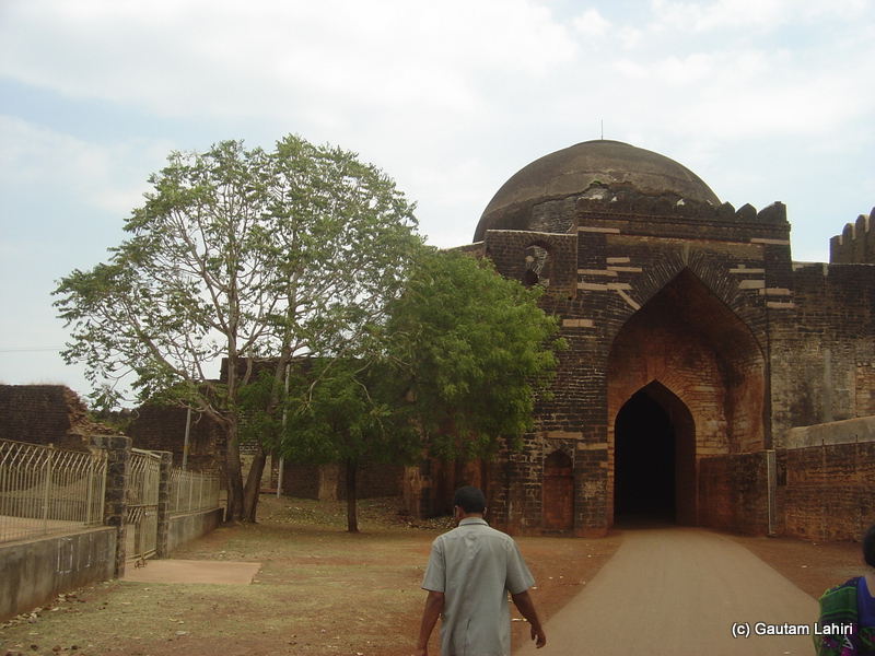 The bare gates of the Gumbaz Darwaza of Bidar fort, Karnataka by Gautam Lahiri
