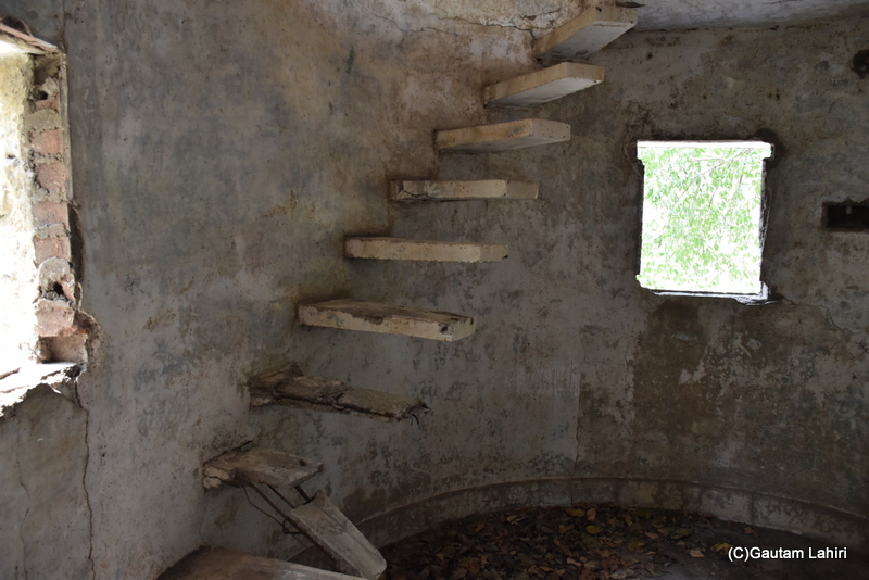 The broken staircase within the derelict mediation domes by gautam lahiri