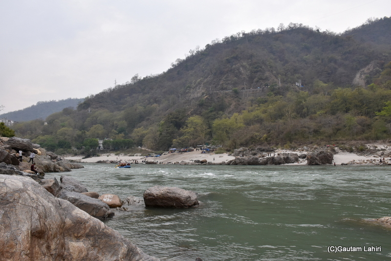 The Goa beach white sand at Rishikesh by gautam lahiri
